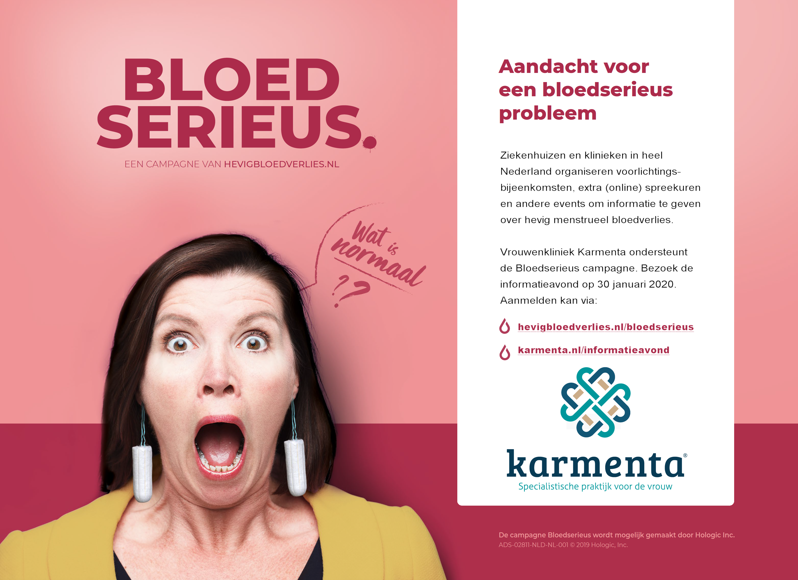 Campagne Hevig menstrueel bloedverlies