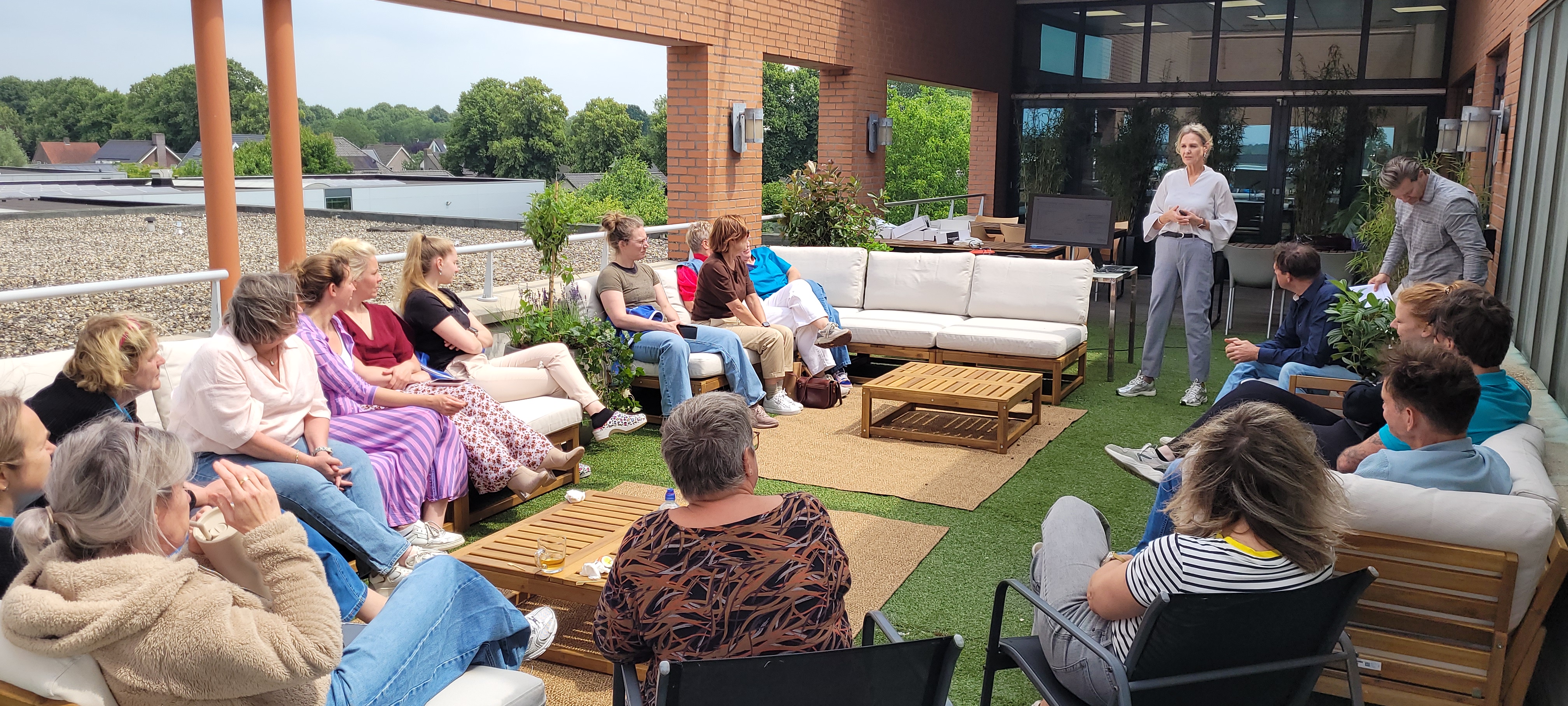 Dakterras voor Gezondheidscentrum Ceres